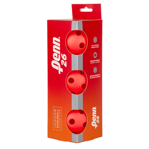Penn 26 Indoor Pickleball (3 Ball Pack)