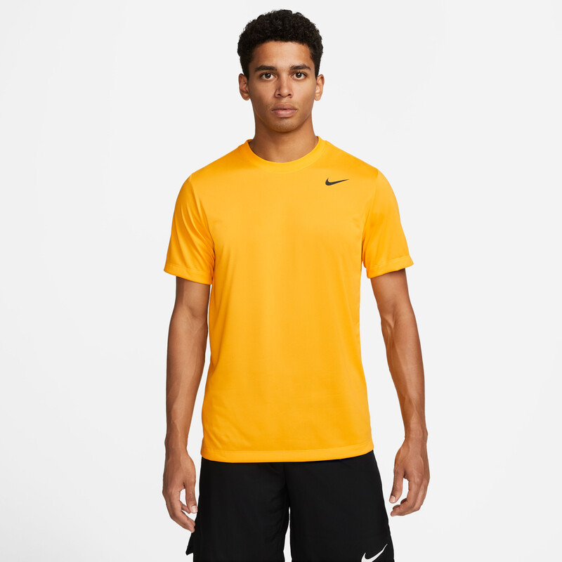 Nike Dri-FIT Legend Short Sleeve Tee (M) (Gold/Black)