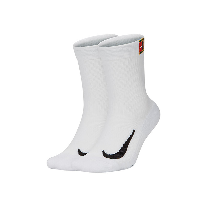 Nike Multiplier Crew Sock (2x) (White)