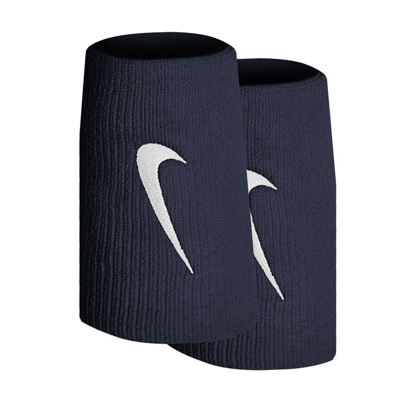 Nike Tennis Premier Double Wristbands (2x) (Navy)