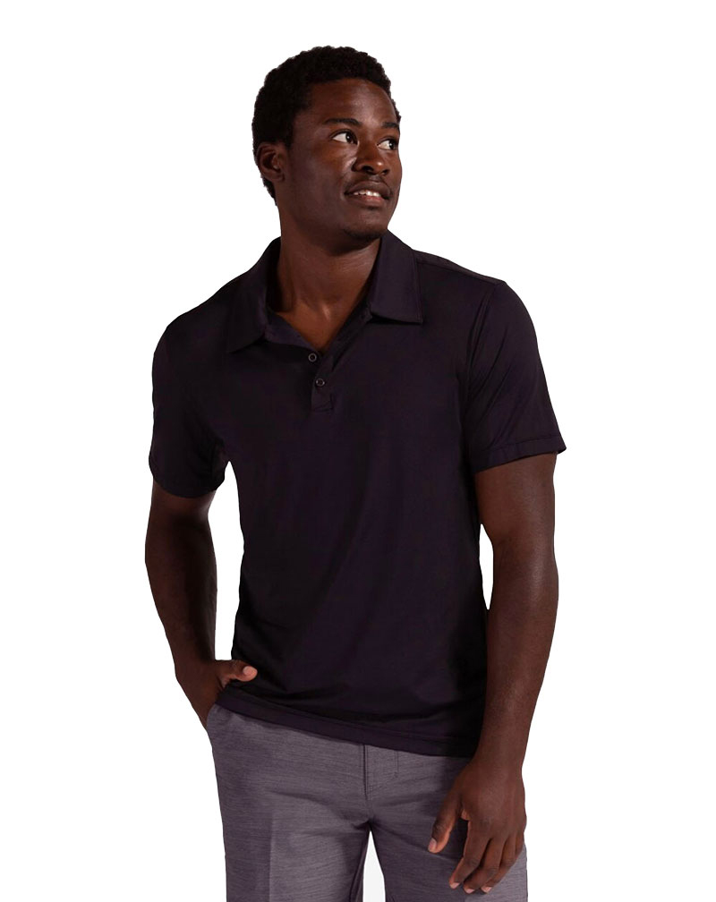 BloqUV Short Sleeve Polo (M) (Black)