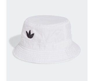adidas Adicolor Bucket Hat (M) (White)