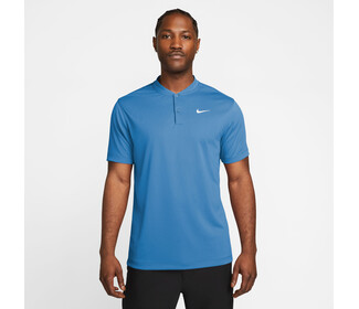 Nike Court Dri-FIT Blade Solid Polo (M) (Lt Photo Blue)