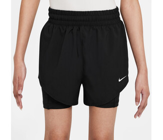 Nike One Dri-FIT 2-in-1 3" Girls' Short (Black)
