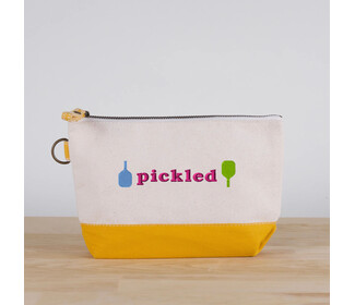 Pickled Canvas Accessories Bag (Yellow)